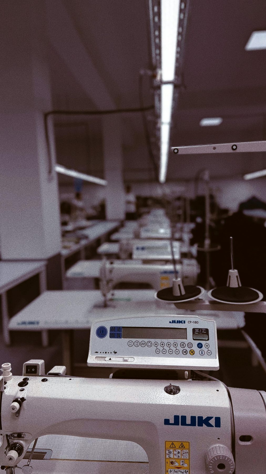 Industrial garment production line